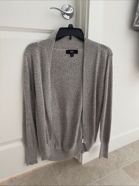 Kohl's Heather Gray Open-Front Women's Cardigan